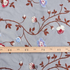 broderie italienne tulle souple valentin haute couture fleurs