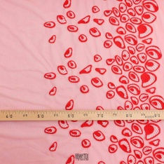 broderie italienne double base tulle souple elie sable rouge vif