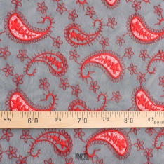 broderie italienne tulle souple valentin haute couture cachemire paisley