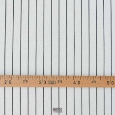 lin coton rayure fond blanc