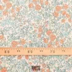 voile de coton libertade claudia perlouche de luxe fond ecru