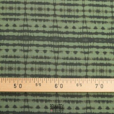 fibranne viscose dessin rayure kaki