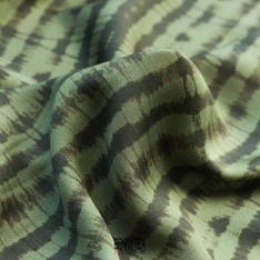 fibranne viscose dessin rayure kaki