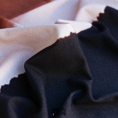 maille jersey viscose rayure degradé tabac noir beige