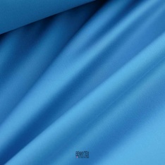 satin de coton elastane lourd bleu turquoise