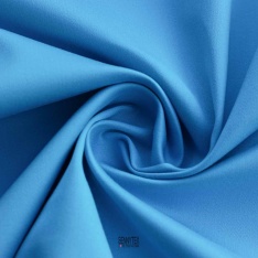 satin de coton elastane lourd bleu turquoise