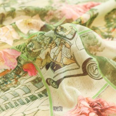 voile de coton swiss souple sublime pastel color ton de vert como