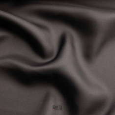 twill de soie souple noir panthere tres haute couture