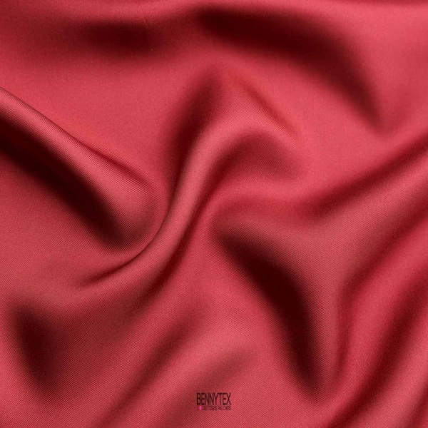 twill de soie souple bordeau 14 mommes tres haute couture grande maison