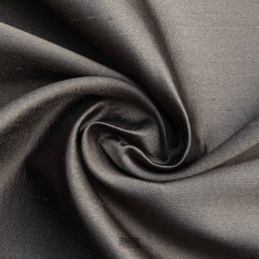 gabardine douppion de soie style mikado gris foncé