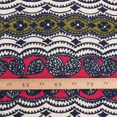 coupions twill satin de viscose de luxe abstrait dessin en continue