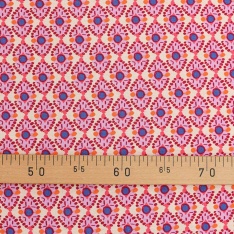 fibranne viscose polyamide dessin oeil fond ecru