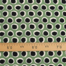 fibranne viscose vert olive rond noir sublime