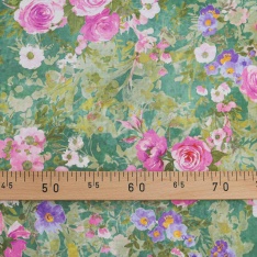 satin de viscose dessin flreal splendie tombé