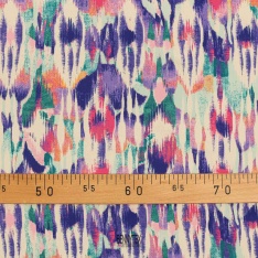 microfibre legere polyester imprimé abstrait full color