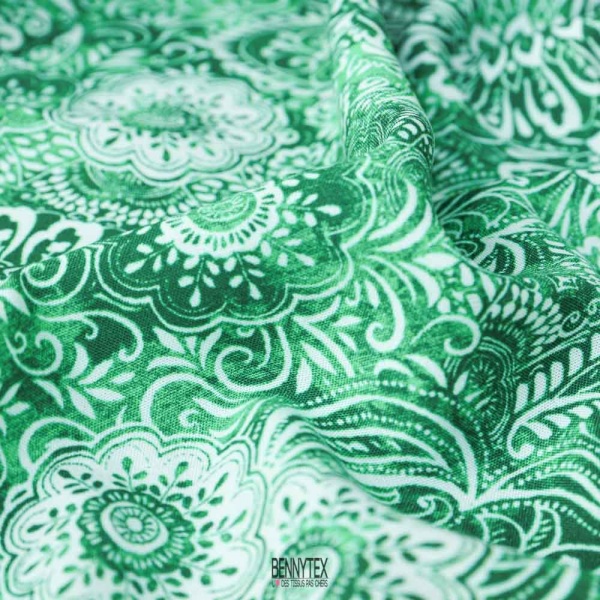 fibranne viscose fond vert jardin