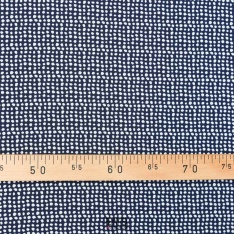 microfibre polyester imprimé petit, poids beige fond marine
