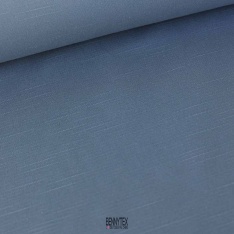 coupon 3 m toile de coton lourde sauvage indigo gris