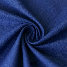 coupon 3 m toile de coton lourde bleu roi