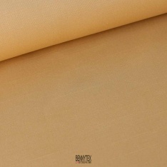 coupon 3 m toile de coton lourde vanille beurre