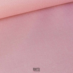 coupon 3 m toile de coton lourde vieu rose