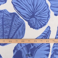 popeline de coton imprimé digital haute couture 120 fils grosse fleurs