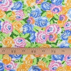 crepe viscose fluide multicolor explosion de couleurs