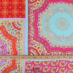 fibranne viscose cachemire patchwork multicolor