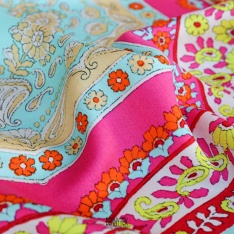 fibranne viscose cachemire patchwork multicolor