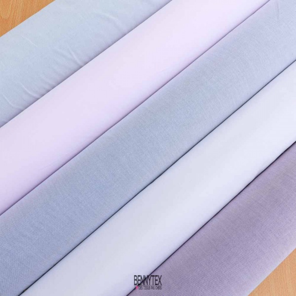 coupon 3 m coton chambray de luxe chemise olive clair