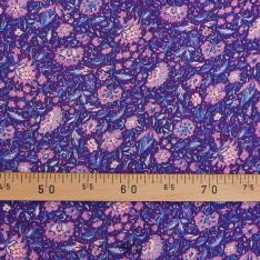 crepe viscose marocain cachemire violet