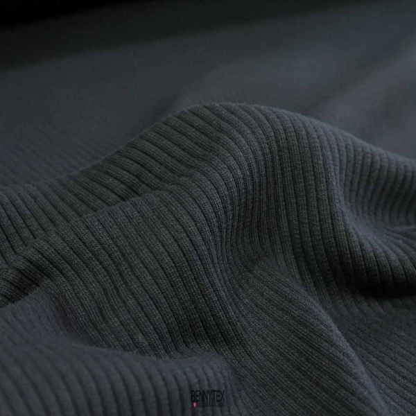 maille tricot cote 4x2 noir made in france