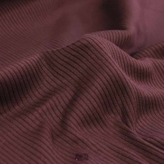maille tricot cote 4x2 lie de vin made in france