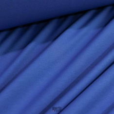 coupon 3 m maille jersey coton elastanne bleu electrique made in france