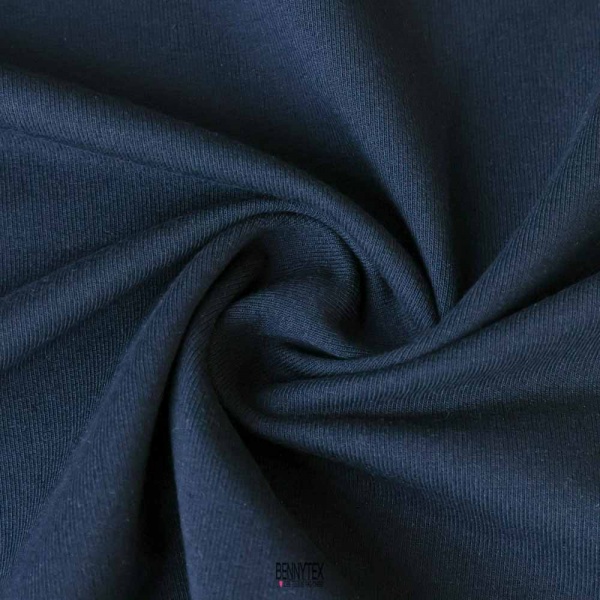 molleton coton interlock 100% marine made in france