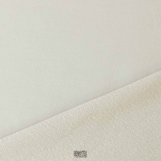 molleton coton interlock 100% beige vanille made in france