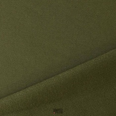 molleton coton interlock 100% kaki made in france