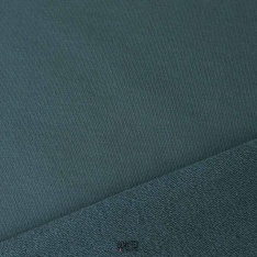 molleton coton interlock 100% bleu paon made in france