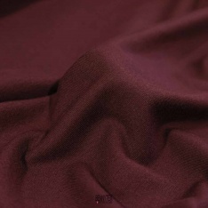 coupon maille douceur cote 1/1 peigné mini bébé pyjama body lie de vin