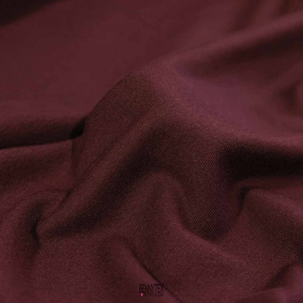 coupon maille douceur cote 1/1 peigné mini bébé pyjama body lie de vin