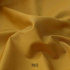 toile sergé style popeline lourde safran moutarde
