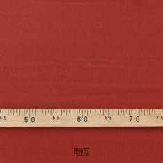 coupon gabardine de coton stretch luxe lourd brique elasthanne
