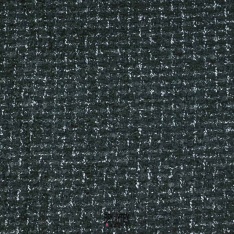tweed charmel noir avec fil legerement brillant
