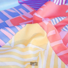 satinette de coton luxe farm multicolor