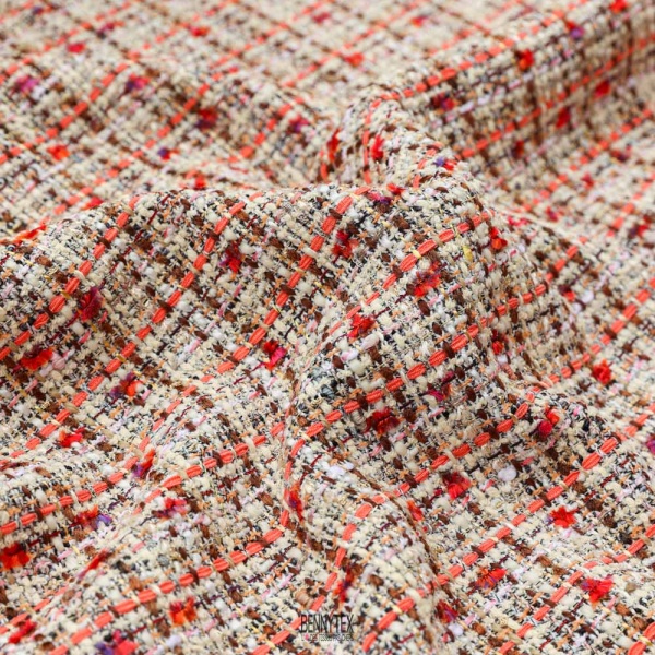 tweed chamel de luxe creme choco