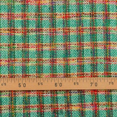 tweed laine de luxe vert lurex multicolor