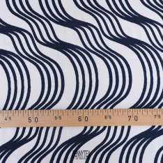 fibranne viscose de luxe rayure blanc ecru