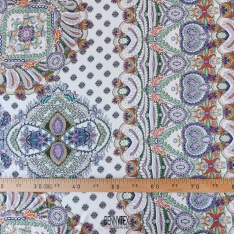 twill viscose de luxe satiné cachemire base