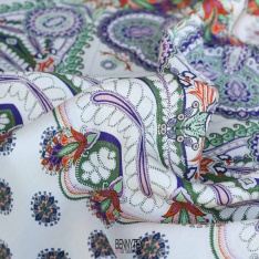twill viscose de luxe satiné cachemire base