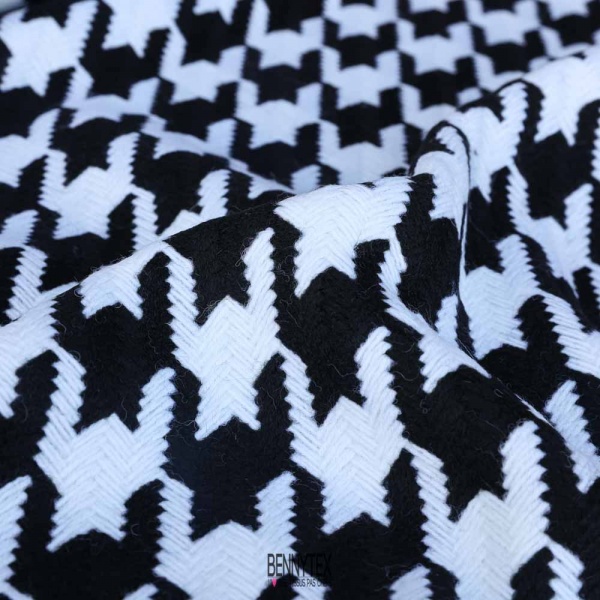 tressé de laine lourd sublime zig zag tresse pierre valmain haute couture